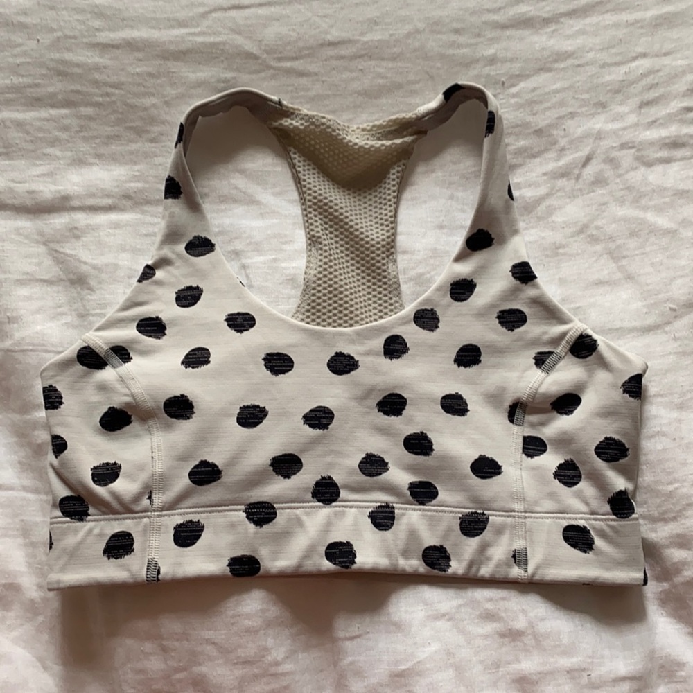 OV Doing Things Bra White w/ Polka dot